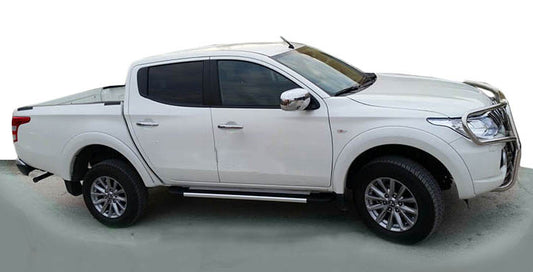 Side Steps Duru (2 pcs, Aluminum) for Fiat Fullback 2016- - image 1