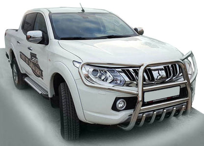 Side Steps X5-Type (2 pcs, Aluminum) for Fiat Fullback 2016- - image 1