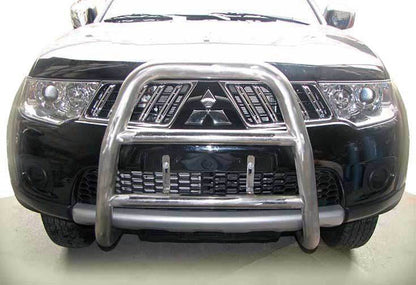 The WT018 bumper guard (stainless) for Mitsubishi L200 2006-2015 - Reelken Auto