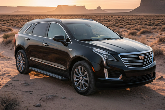 Side Steps New Vision Black (2 pcs, Aluminum) for Cadillac XT5 2016- - image 1