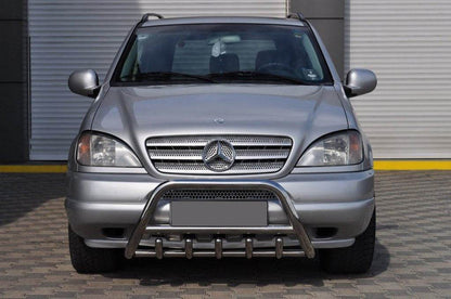 The bumper guard (stainless) for Mercedes ML W163 - Reelken Auto