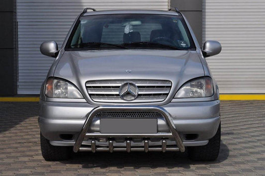 The bumper guard (stainless) for Mercedes ML W163 - Reelken Auto