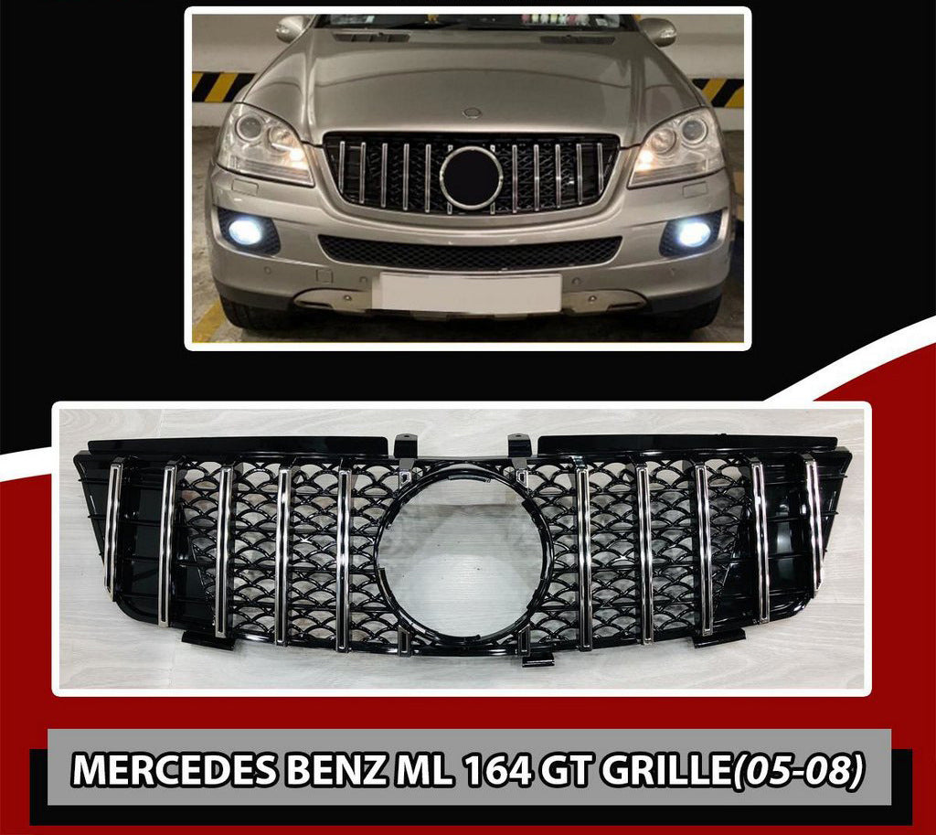 Front Grille (GT Panamericana, 2005-2008) for Mercedes ML W164 2005-2011 - image 5