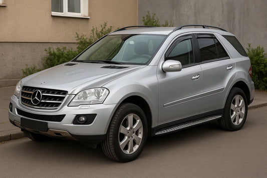 In-Channel Window Deflectors (4 pcs, Esa) for Mercedes ML W164 2005-2011 - image 1