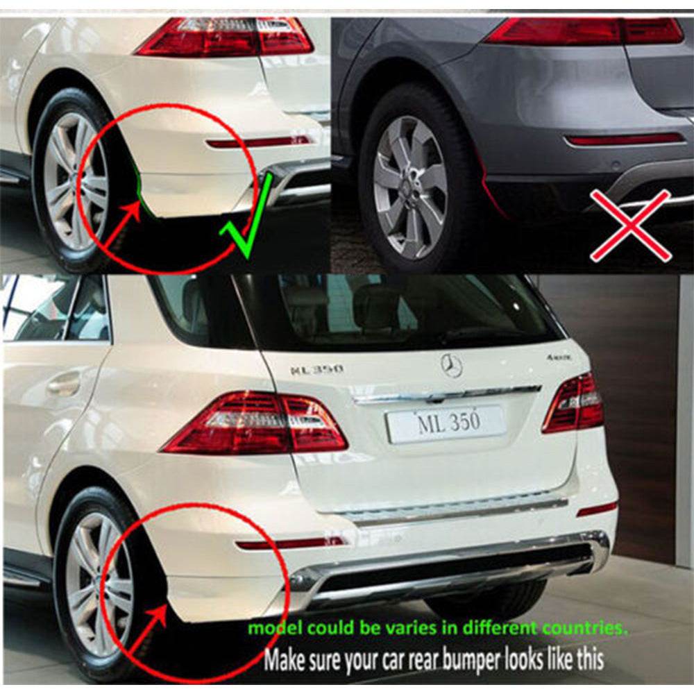 Rear mudguards for ML W166 (AMG bumper) for Mercedes GLE/ML class W166 - Reelken Auto