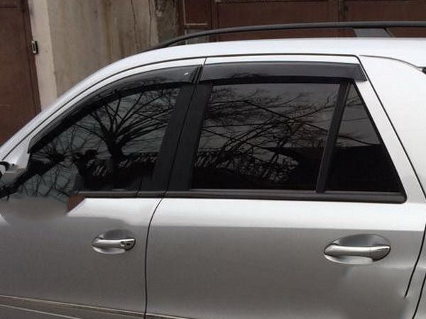 Window Deflectors (4 pcs, HIC) for Mercedes ML W163 1997-2005 - image 2