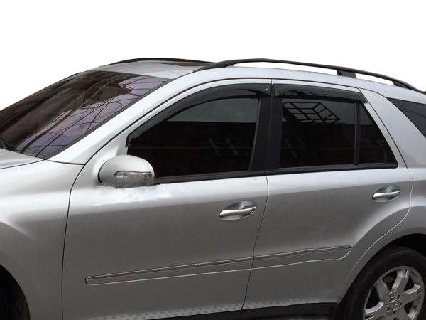 Window Deflectors (4 pcs, HIC) for Mercedes ML W163 1997-2005 - image 1