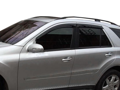 Window Deflectors (4 pcs, HIC) for Mercedes ML W163 1997-2005 - image 1