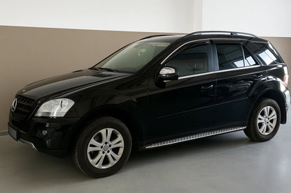 Window Deflectors with Chrome Trim Niken Luxury (4 pcs) for Mercedes ML W164 2005-2011 - image 4