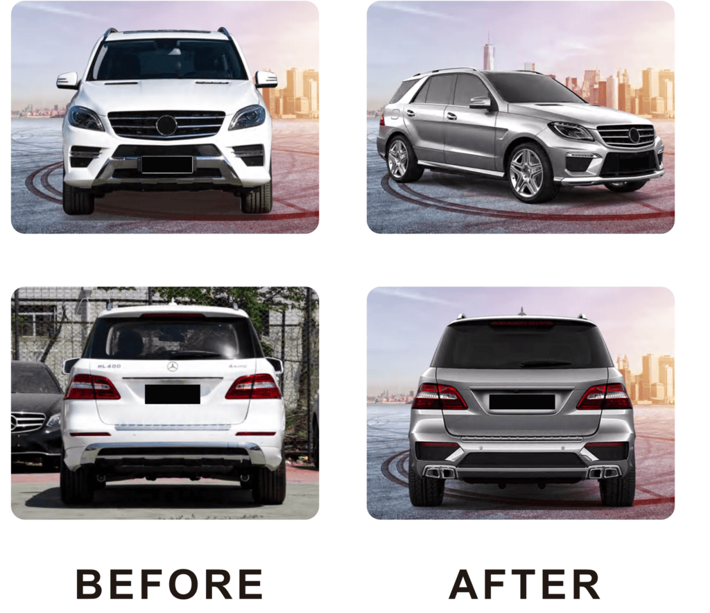 Body kits AMG ML63 for Mercedes GLE/ML class W166 - Reelken Auto