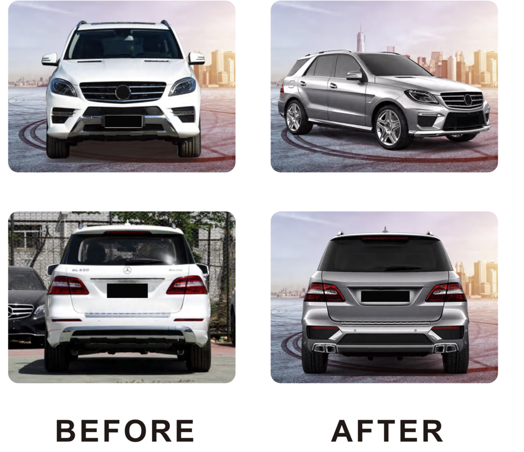 AMG ML63 Full Body Kit for Mercedes GLE/ML сlass W166 2011-2018 - image 6