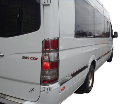 Moldings on door (stainless) for Volkswagen Crafter 2006-2016 - image 6