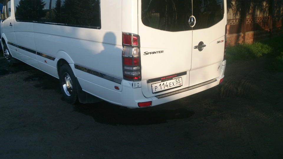 Moldings on door (stainless) for Volkswagen Crafter 2006-2016 - image 7