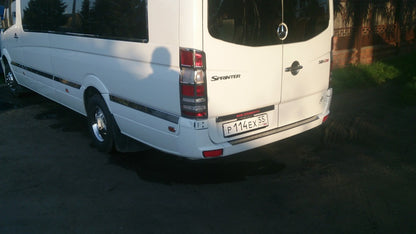 Moldings on door (stainless) for Volkswagen Crafter 2006-2016 - image 7