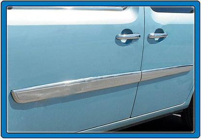 Molding Door (2008-2011, 4 pieces, stainless steel) for Renault Kangoo 2008-2020 - Reelken Auto