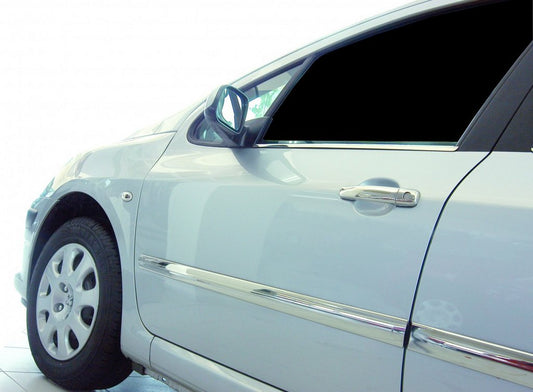 Door Mouldings Stainless Steel (4 pcs) for Peugeot 308 2007-2013 - image 1