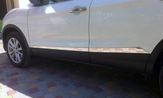 Door Mouldings OmsaLine (4 pcs, Stainless Steel) for Nissan Qashqai 2014-2021 - image 1