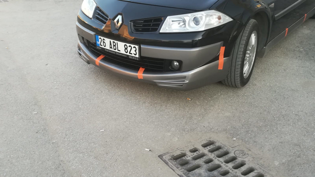 Front bumper lip 2006-2009 (primed for painting) for Renault Megane II 2004-2009 - image 2