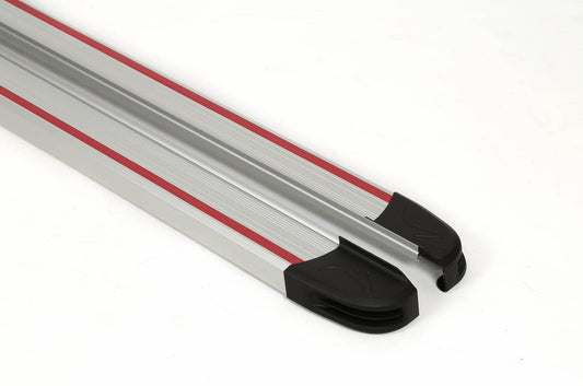 Lateral platforms Maya Red-Gray (2 pieces, aluminum) for Volkswagen Touareg 2002-2010 - Reelken Auto
