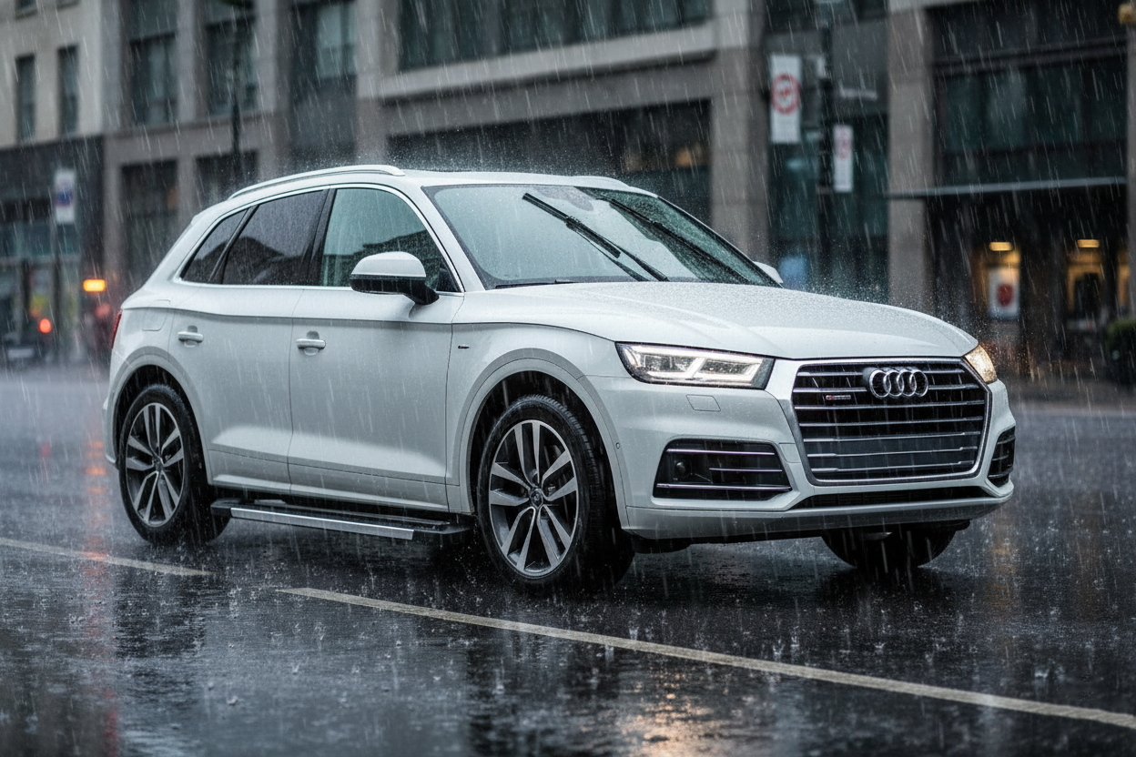 Side Steps RedLine (2 pcs, Aluminum) for Audi Q5 2017-2025 - image 1