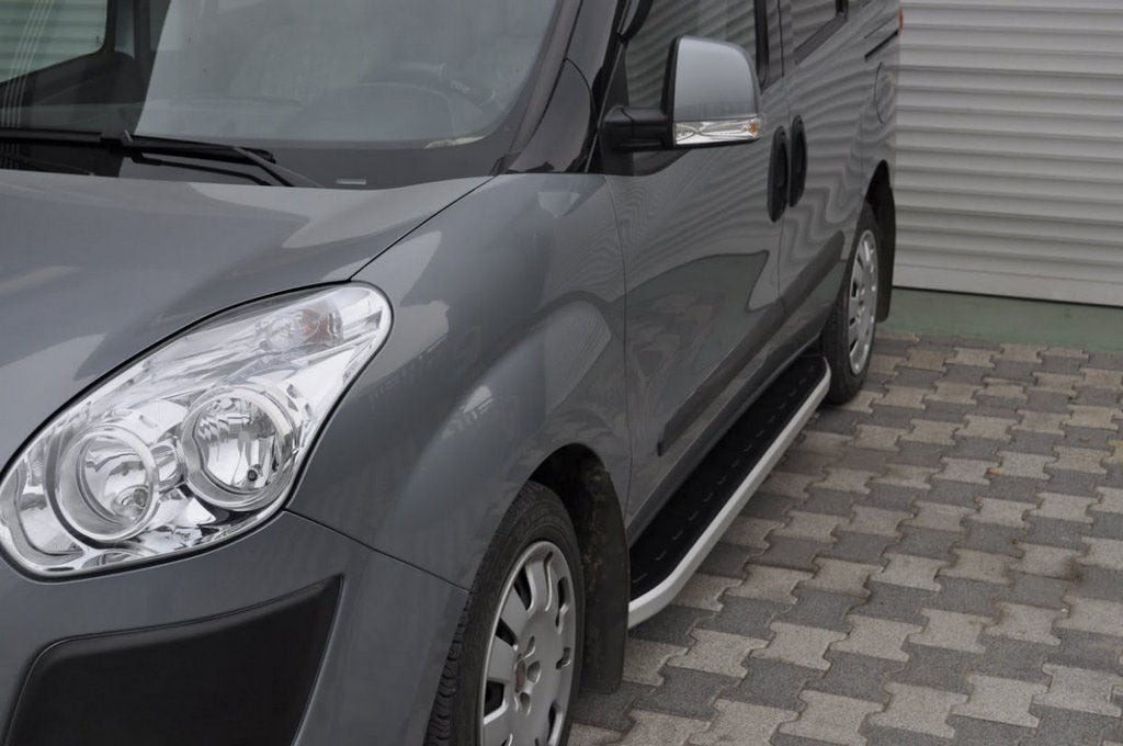 Side Steps Fullmond (2 pcs, Aluminum) for Fiat Doblo II 2010-2022 - image 1
