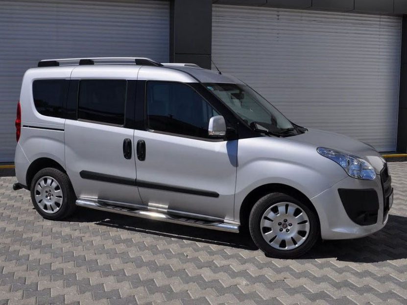 Side Pipes (2 pcs, Stainless Steel) for Fiat Doblo II 2010-2022 - image 5