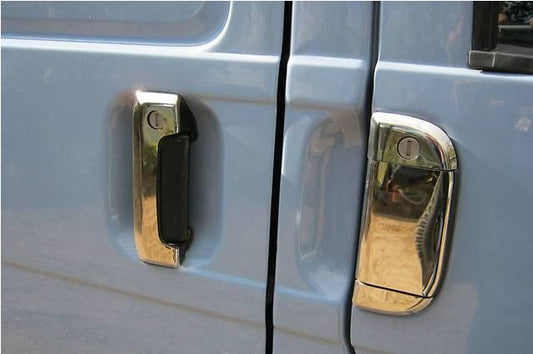 Chrome Door Handle Covers (7 pcs, Stainless Steel) for Volkswagen T4 Caravelle/Multivan 1990-2003 - image 2
