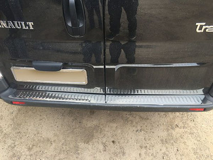 Rear bumper protector stainless steel (OMSA) for Renault Trafic 2001-2015 - image 2
