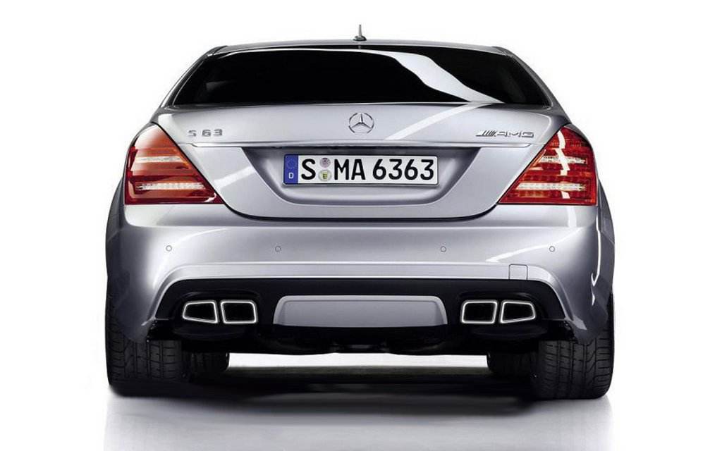 Silencer tips AMG S63 for Mercedes S-class W221 - Reelken Auto