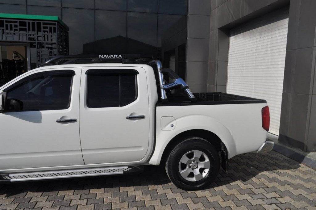 Lateral platforms X5-type (2 EA., alum.) for Nissan Navara 2006-2015 - Reelken Auto