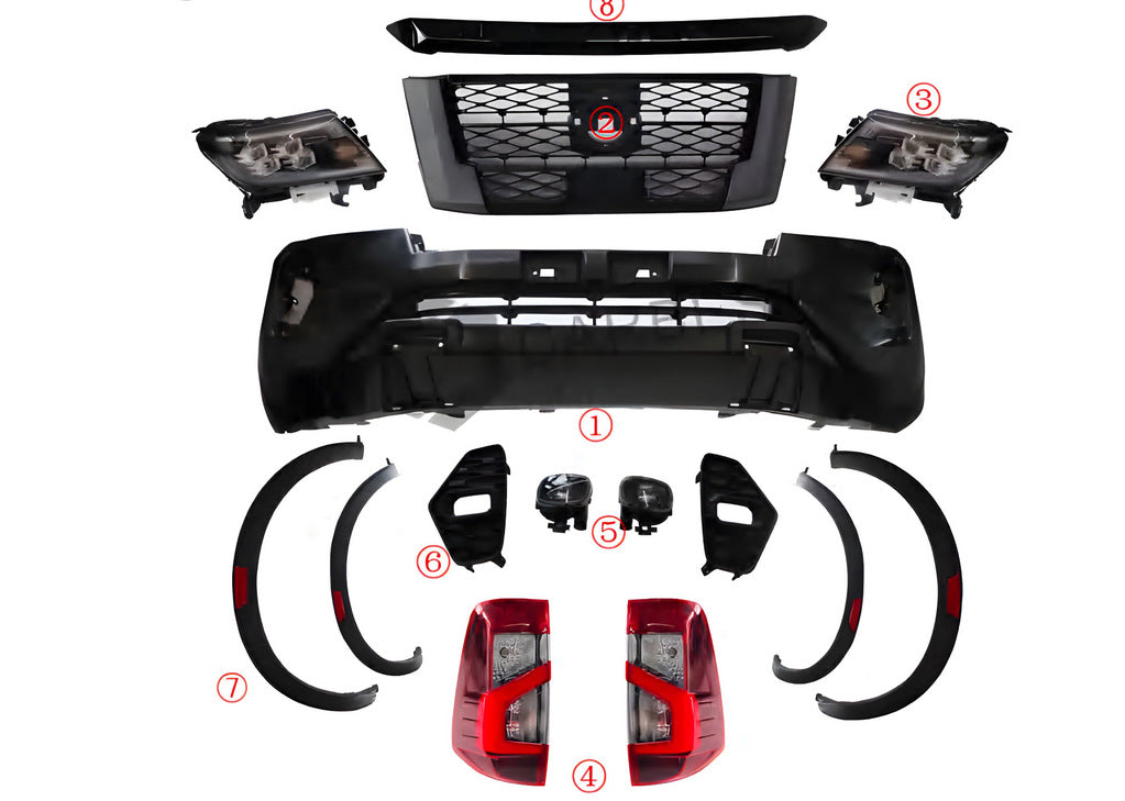 Facelift Upgrade Kit to 2021 (for 2015-2020) for Nissan Navara/NP300 2016- - image 4