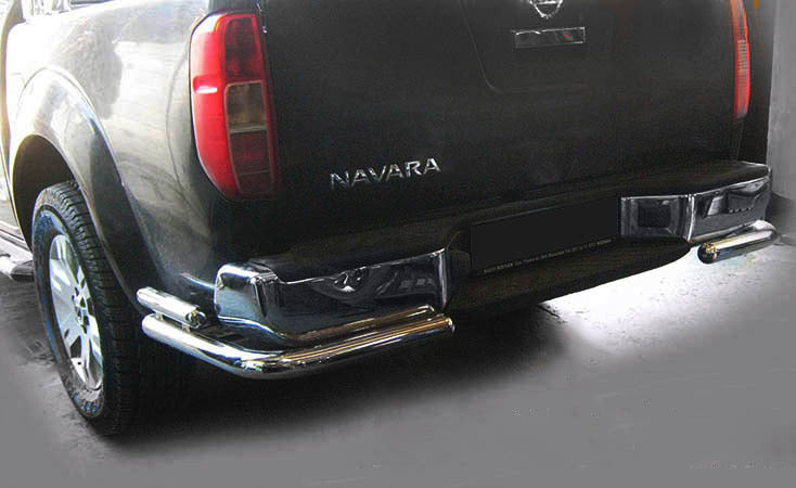 Rear Guard AK003-Double (Stainless Steel) for Nissan Navara 2006-2015 - image 1