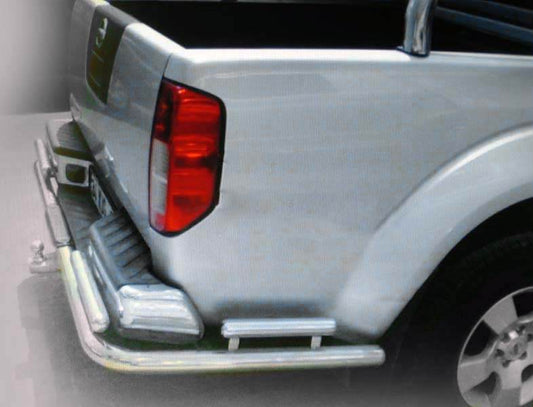 Back protection AK003-Special (stainless) for Nissan Navara 2006-2015 - Reelken Auto