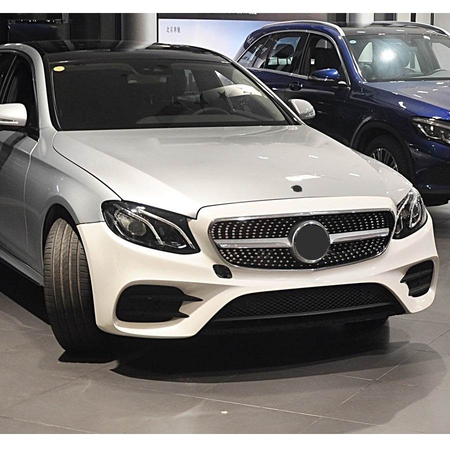 Front grill Diamond SIlver (2015-2018) for Mercedes A-class W176 2012-2018 - Reelken Auto