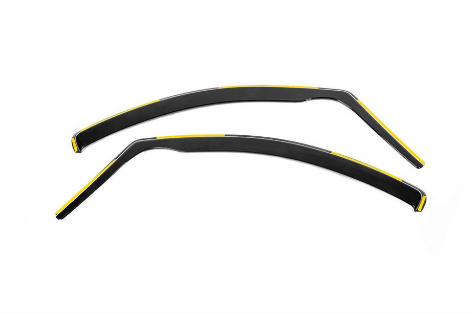 In-Channel Wind Deflectors Niken Luxury (2 pcs) for Volkswagen T5 Multivan 2003-2010 - image 4