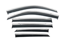 Window Deflectors with Chrome Trim Niken Luxury (6 pcs) for Lexus GX460 2009-2023 - image 2