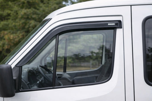 Window Deflectors (2 pcs, Niken) for Volkswagen LT 1995-2006 - image 1
