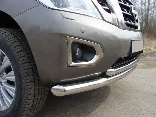 Front protection ST014 (stainless) for Toyota Rav 4 2013-2018 - Reelken Auto