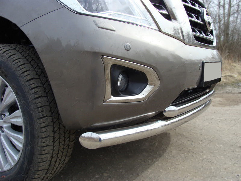 Front protection ST014 (stainless) for Range Rover III L322 2002-2012 - image 2