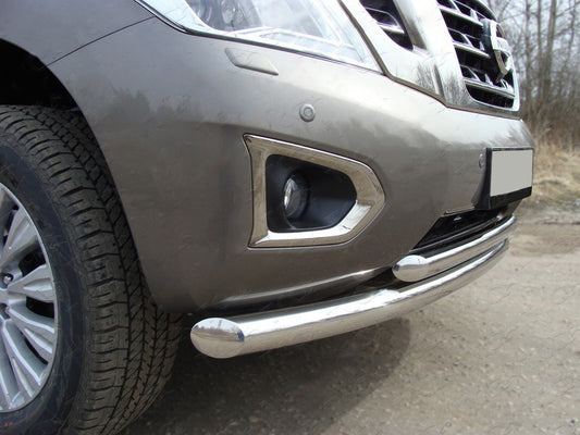 Front protection ST014 (stainless) for Range Rover III L322 2002-2012 - image 2