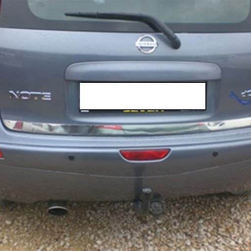 The edge of the trunk (stainless steel). for Nissan Note 2004-2012 - Reelken Auto