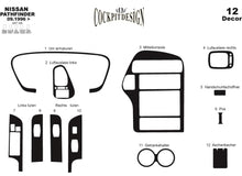 Dashboard Trim Covers for Nissan Pathfinder 1996-2005 - image 2