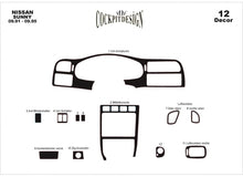 Dashboard Trim Covers for Nissan Sunny 1990-1995 - image 1