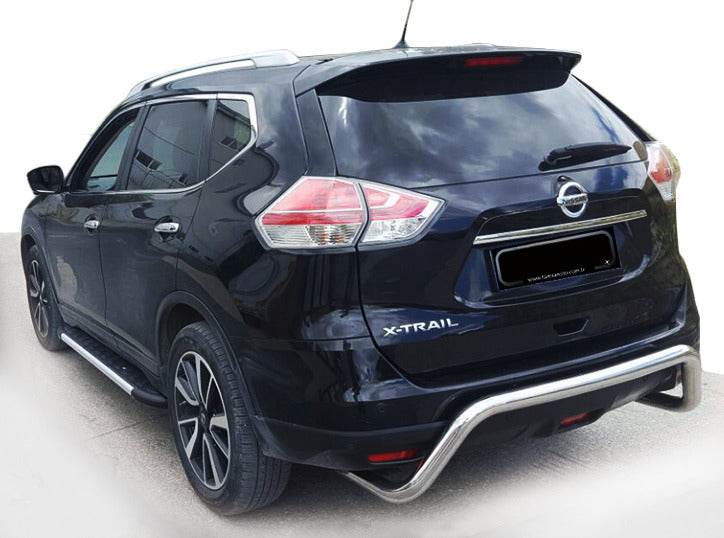 Back protection AK007 (2 pieces, stainless.) for Nissan X-trail T32 / Rogue 2014-2021 - Reelken Auto