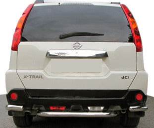 Rear corners with Central AK0073 (2 pieces, stainless.) for Nissan X-trail T31 2007-2014 - Reelken Auto