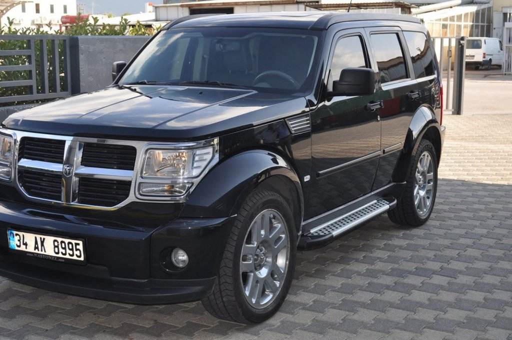 Side sills Allmond Grey (2 pieces, aluminum) for Dodge Nitro 2007↗ - Reelken Auto