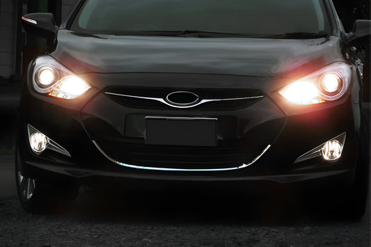 Grille Surround Trim (1 pc, Stainless Steel) for Hyundai I-40 2011-2019 - image 1