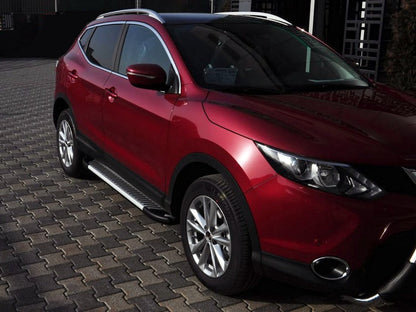 Side Steps Line (2 pcs, Aluminum) for Nissan Qashqai 2014-2021 - image 1