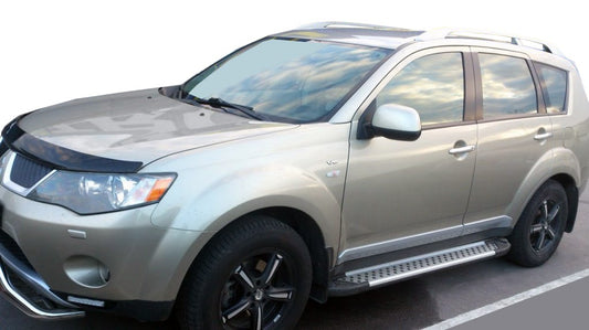 Side Steps Allmond Grey (2 pcs, Aluminum) for Mitsubishi Outlander 2012-2021 - image 1