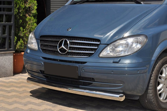 Lip lower ST008 (stainless) for Mercedes Vito W639 2004-2014 - image 2